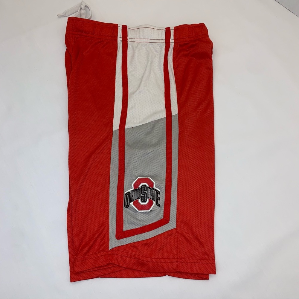 Ohio state white and red boy shorts large 14-16.